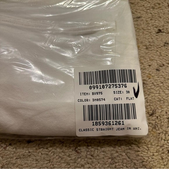 J crew Classic straight jean in white - Picture 7 of 7